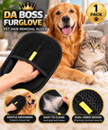 Da Boss FurGlove™ – Reusable Pet Hair Removal Glove 3-Pack