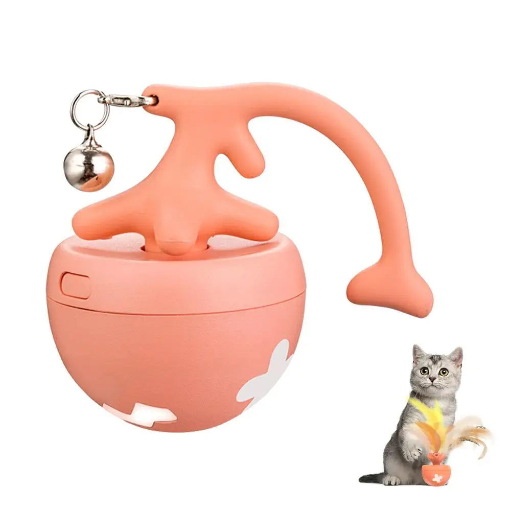 Da Boss SmartChase pink interactive rolling pet toy