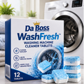 Da Boss WashFresh washing machine cleaner tablets — 12 tablets