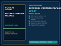 Yokcm Solutions Referral Partner Package contents